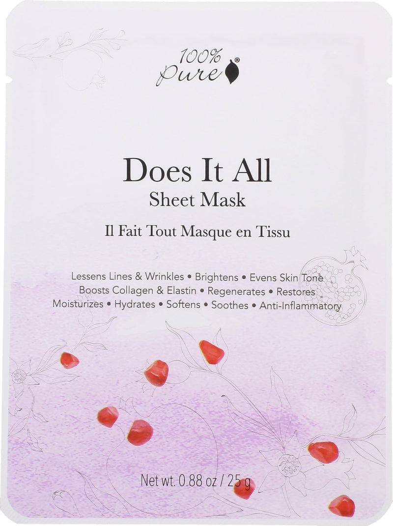 100% Pure Does It All Sheet Mask